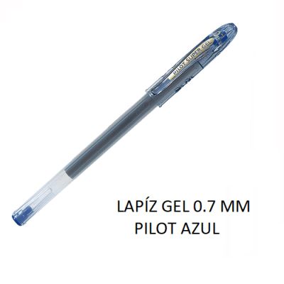 LAPIZ SUPER GEL 0.7 MM AZUL PILOT BLSG7L1