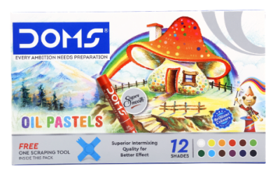 Lapiz pastel oleo DOMS 12uni