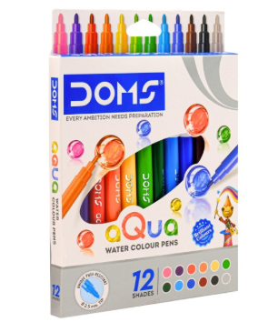 Marcadores fino DOMS 12colores1