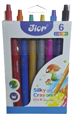 TEMPERA SOLIDA RETRACTIL 6 UNIDADES