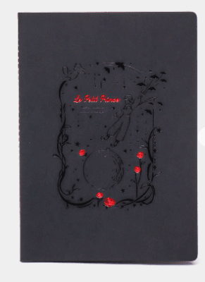 CUADERNO HOJA NEGRA PRINCE CXB524-19111