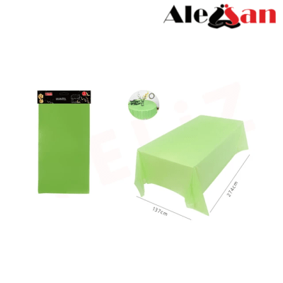 mantel verde 137x274cm