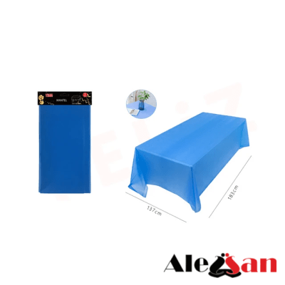 mantel plastico zafiro 137x183cm