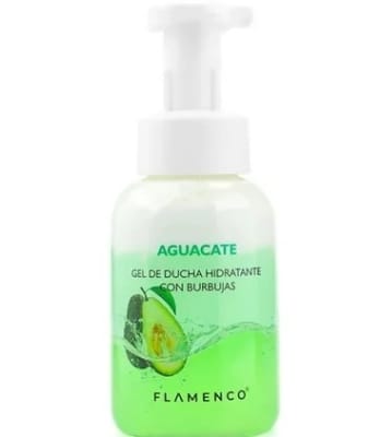gel de ducha hidratante aguacate con burbujas flamenco MB058059
