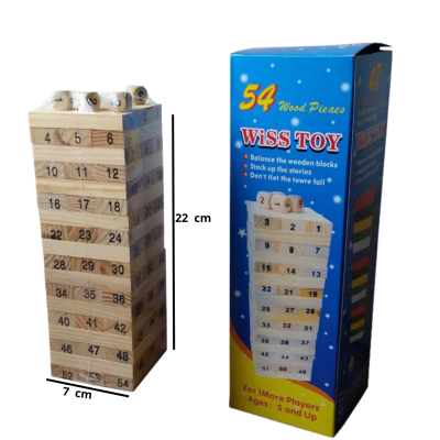 JENGA MEDIANA DE MADERA 22 CM