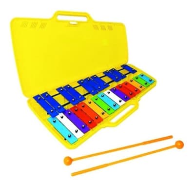 Metalofono Cromático 25 Notas Infantil Escolar Pre Escolar