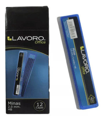 MINAS 2.0MM 2B 5 UNIDADES LAVORO