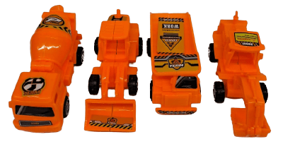 SET DE AUTO TRACTOR 4 UNIDADES