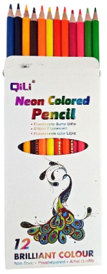 LAPÍZ DE COLOR NEON 12 UNIDADES