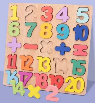 DIDACTICOS DE MANERA ENCAJE LETRAS, NÚMEROS Y FORMAS