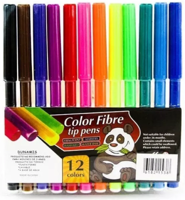 LAPIZ MARCADORES SCRIPTO PANDA 12 UNIDADES