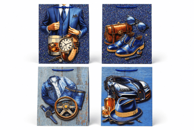 bolsa de regalo varon  30x41,5X12cm PB-07-023A