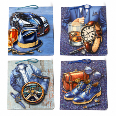 bolsa de regalo varon 32x26x10cm PB-07-023B