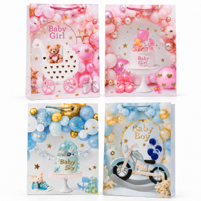 bolsa de regalo baby shower 32x26x10cm PB-63-015B