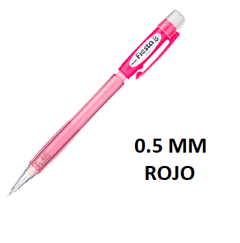 LAPIZ PORTAMINA FIESTA PENTEL 0.5MM ROJO
