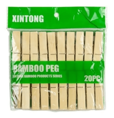 Perro de ropa bambu 20uni XIN ZHU