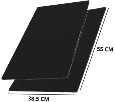 CARTON PIEDRA NEGRO 38.5 X 55