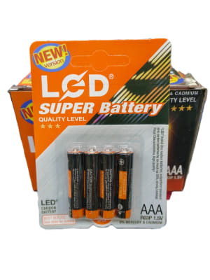 PILA  LCD AAA X4PCS 1.5V  R03P