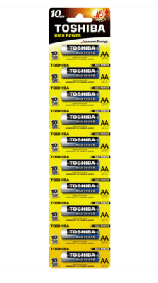 Pila TOSHIBA AA Alcalina 10uni