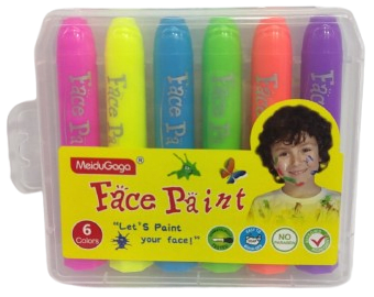PINTA CARITA FLUOR 6 UNIDADES