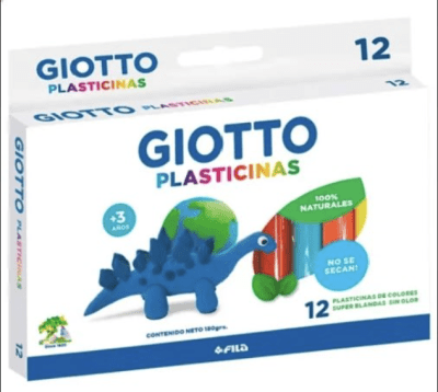 PLASTICINA GIOTTO 12COL 300005