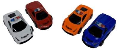 SET DE AUTO POLICIA 4 UNIDADES