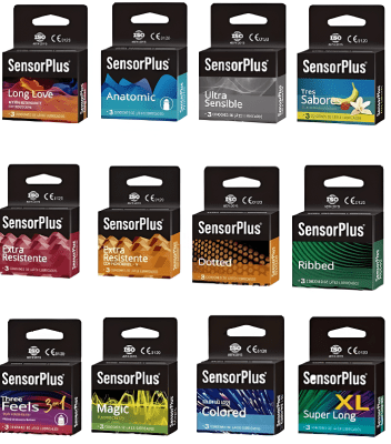 PRESERVATIVO SENSORPLUS DE 3 UNIDADES