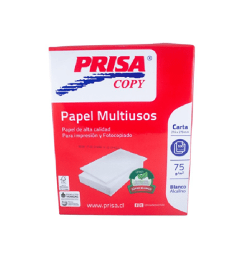 Resma carta Prisa 75grs 500hjs
