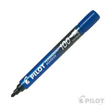PLUMON PILOT PERMANENTE AZUL SAC-100