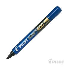 PLUMON PERMANENTE PILOT PUNTA BISELADA AZUL SAC-400