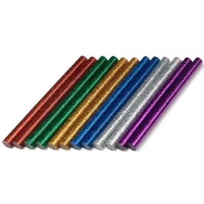 SILICONA BARRA C/ESCARCHA 15CM 12UNI.