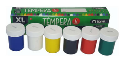 TEMPERA TORRE 6 COLORES