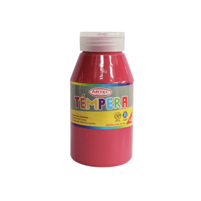 Tempera Artel 250ml Carmin