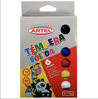 tempera solida artel 6col