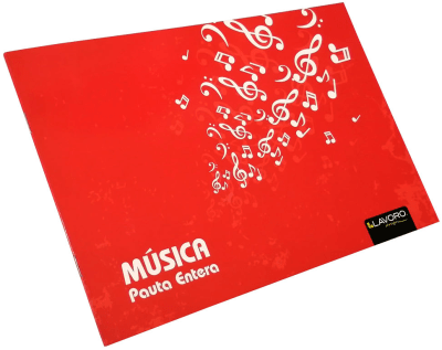Cuaderno Musica LAVORO Pauta Entera 10 HOJAS