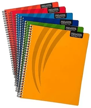 CUADERNO UNIVERSITARIO PROARTE LISO 100 HOJAS 7 MM