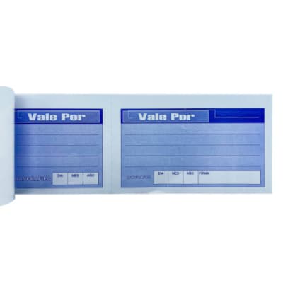 VALE POR CON FOLIO 100 HOJAS  BANGRAFICA