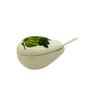 SALSERO DE CERAMICA C/CUCHARA XX68590