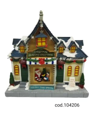 CASA DE NAVIDAD CON LUZ Y MUSICA 104206