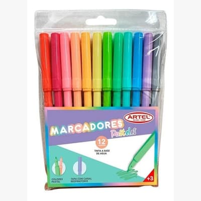 LAPIZ SCRIPTO ARTEL 12 UNI PASTEL