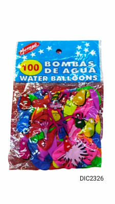 Globo Bombita de Agua DE 100unidades