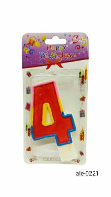 VELA CUMPLEAÑOS NUMERO GRANDE ALE-02211