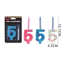 vela de numero n°5