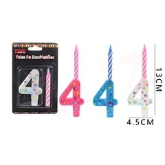 vela de numero n°4