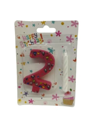 VELA CUMPLEAÑOS NUMERO