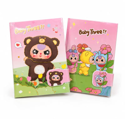 Libreta con broche baby three EE25-381