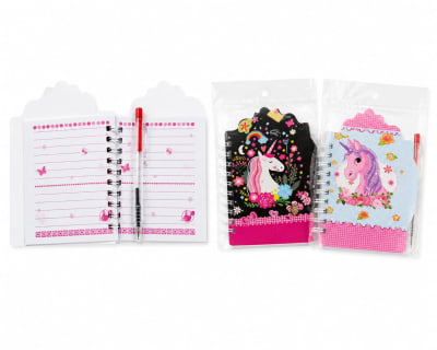 Libreta Unicornio con lapiz+espiral HF-823