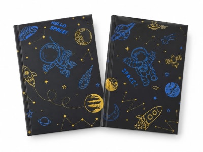 LIBRETA NEGRA ESPACIAL  EE24-1575
