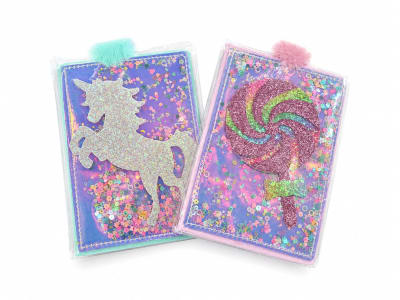 Libreta con brillos de caramelo EE25-676