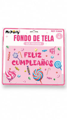 fondo de tela feliz cumpleaños 53889